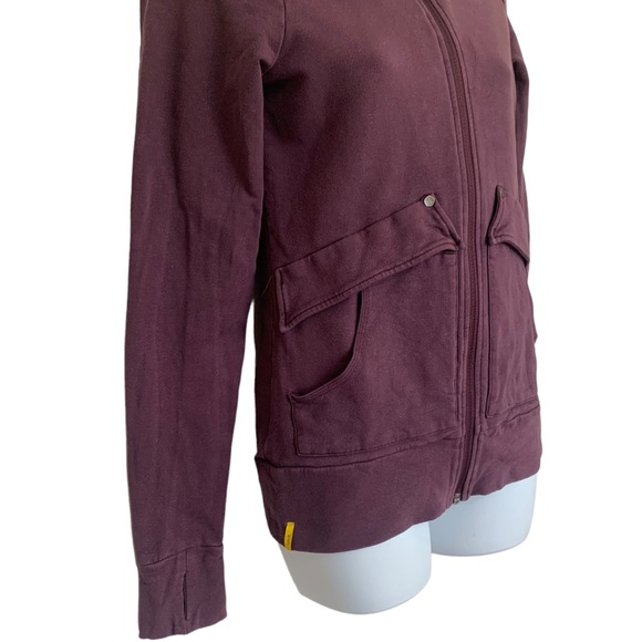 Lolë Organic Cotton Blend Full Zip Athletic Jacket Sz M - Picture 4 of 9